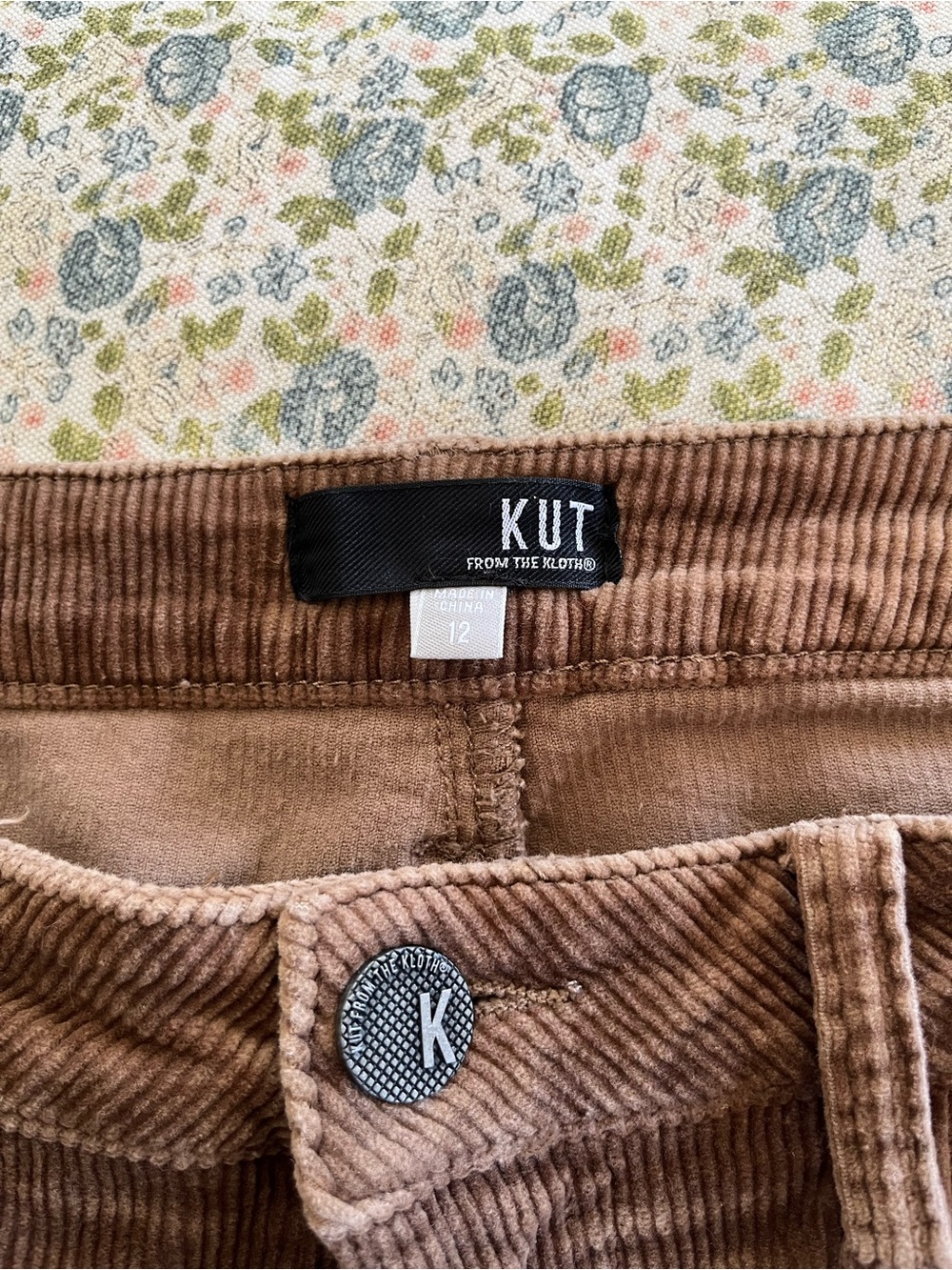 Kut from the Kloth Corduroy Jeans - Brown